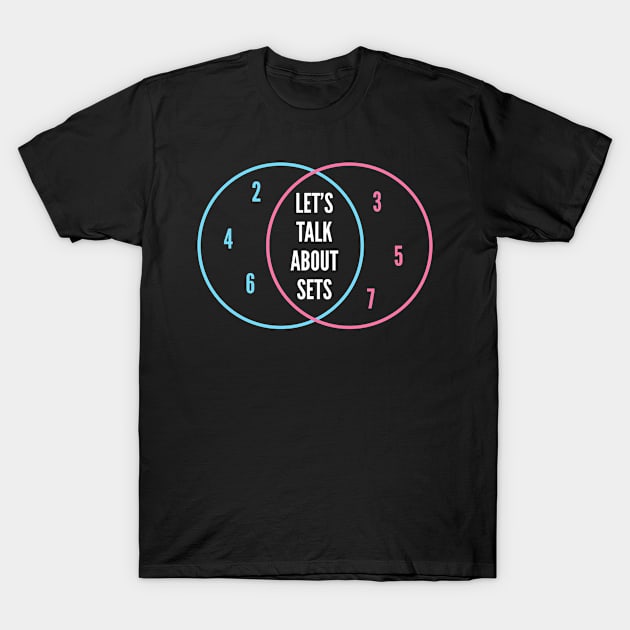 Funny Math Sets T-Shirt by sqwear